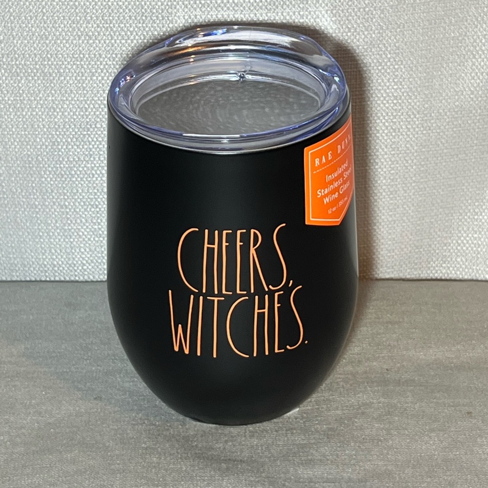 Rae Dunn Insulated Tumbler / Matte Black / Halloween / Spooky / Stainless Steel